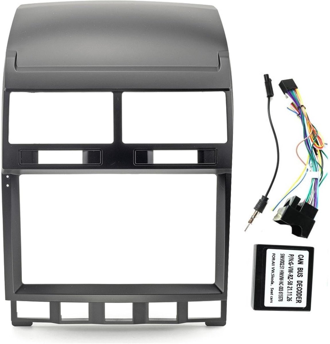Radio panel kit 9" inchesbevesitigingskitFront Panel Frame Fit For Volkswagen Touareg 2002-2010 / Multivan T5 2003-2009 - ShopVlot