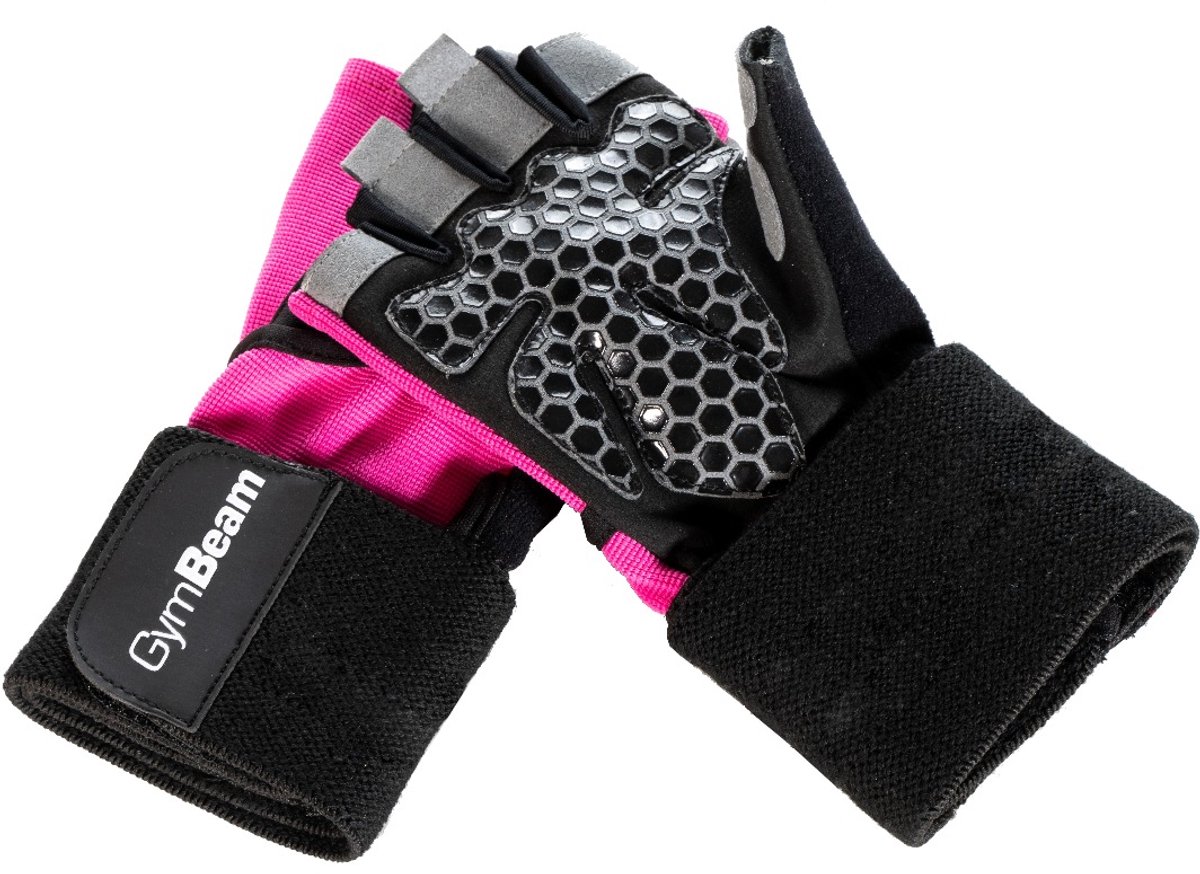 GymBeam Dames Guard Fitness Handschoenen Roze M