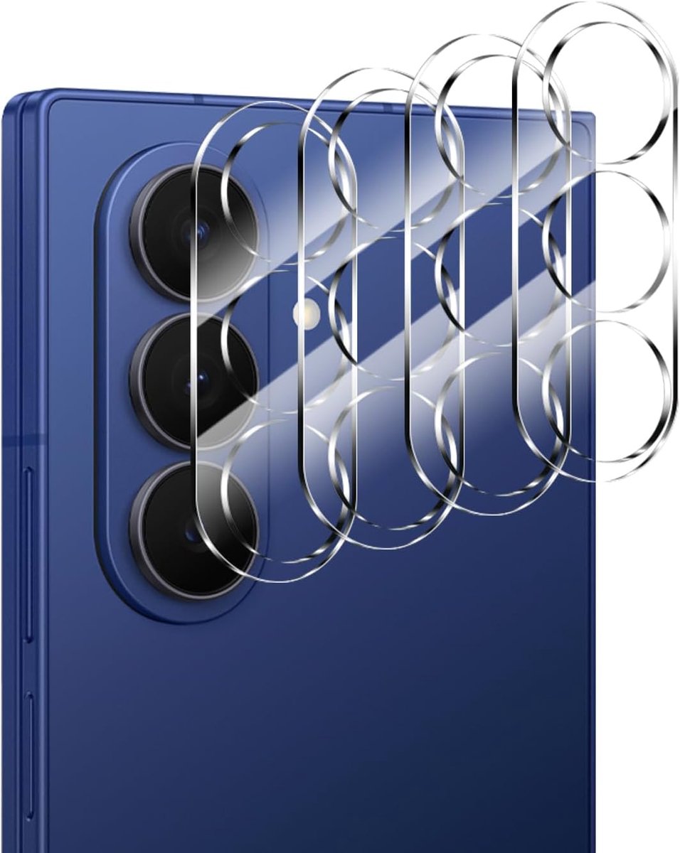 4 stuks camera-beschermfolie voor Samsung Galaxy Z Fold 7 5G/A25, 9H, pantserbescherming, glas, ultra-helder, anti-luchtbellen, krasvast