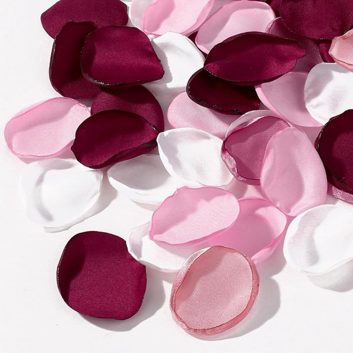 200 stuks rozenblaadjes van zijde, herbruikbaar, voor romantische nacht, bruiloft, tafeldecoratie voor Valentijnsdag