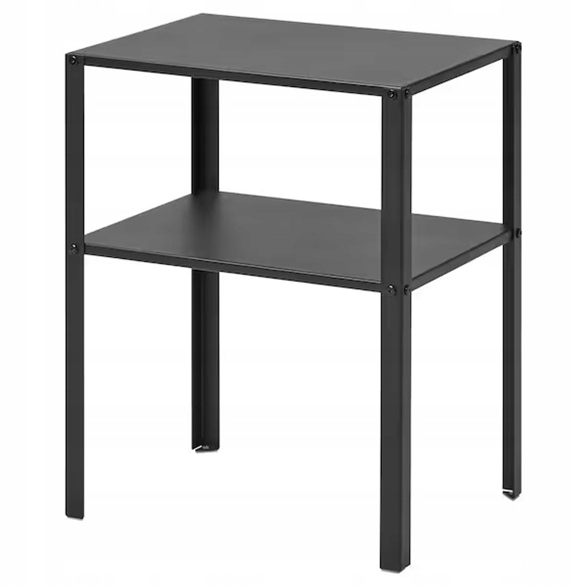 ikea Zwarte Nachtkastje Metaal 37x28x45 cm - Stijlvol & Praktisch