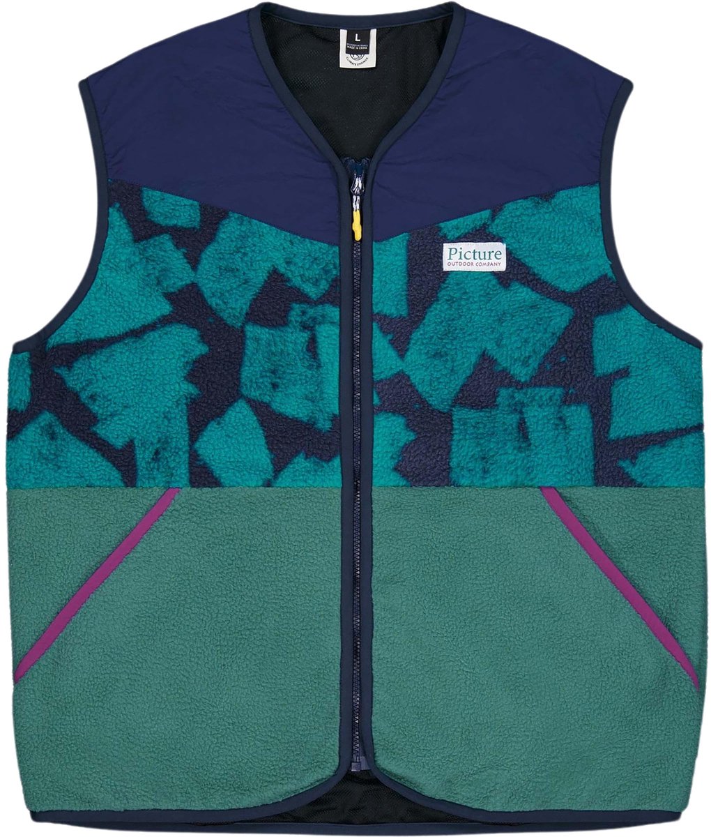 PICTURE GALIWIN FLEECE VEST Brush Print
