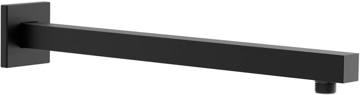 Douchearm voor Rain Head - Wandmontage - Zwart 40,6 cm