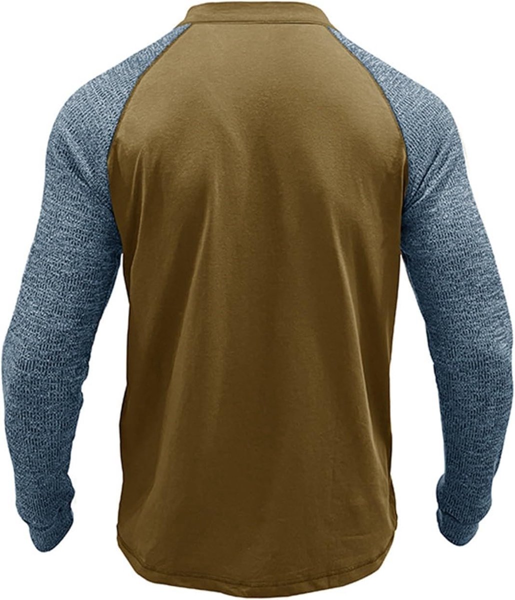 2 stuks katoenen T-shirts voor heren, ronde hals, lange mouwen, hipster, hiphop, casual, tops, gym, spierhemden