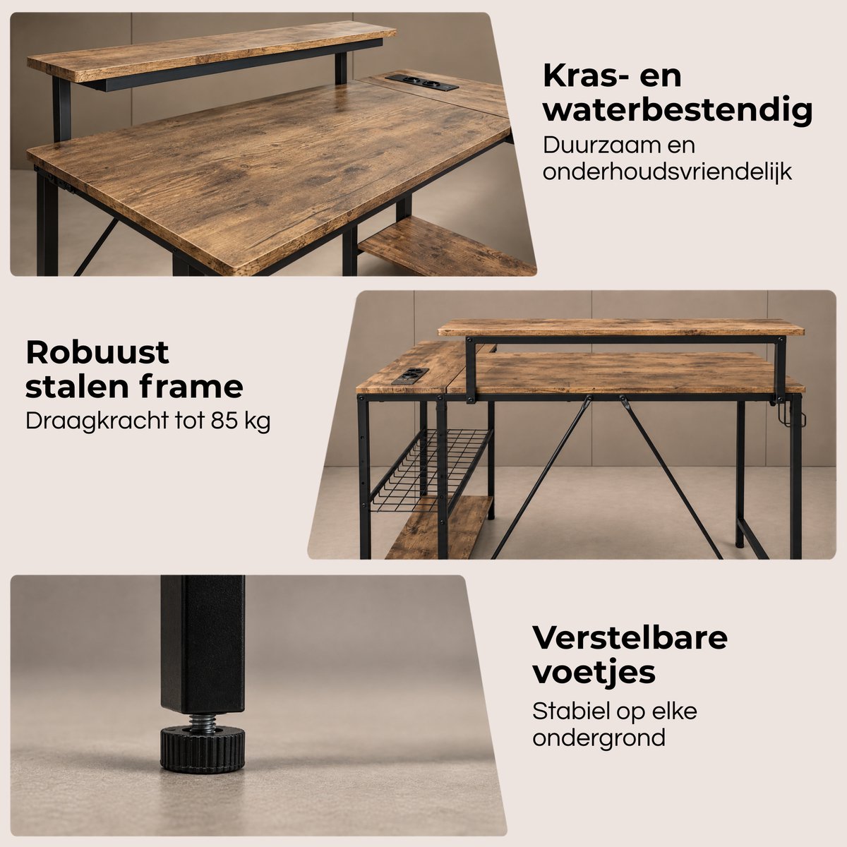 Five Five Stars L-vormig Gamebureau - afbeelding 5