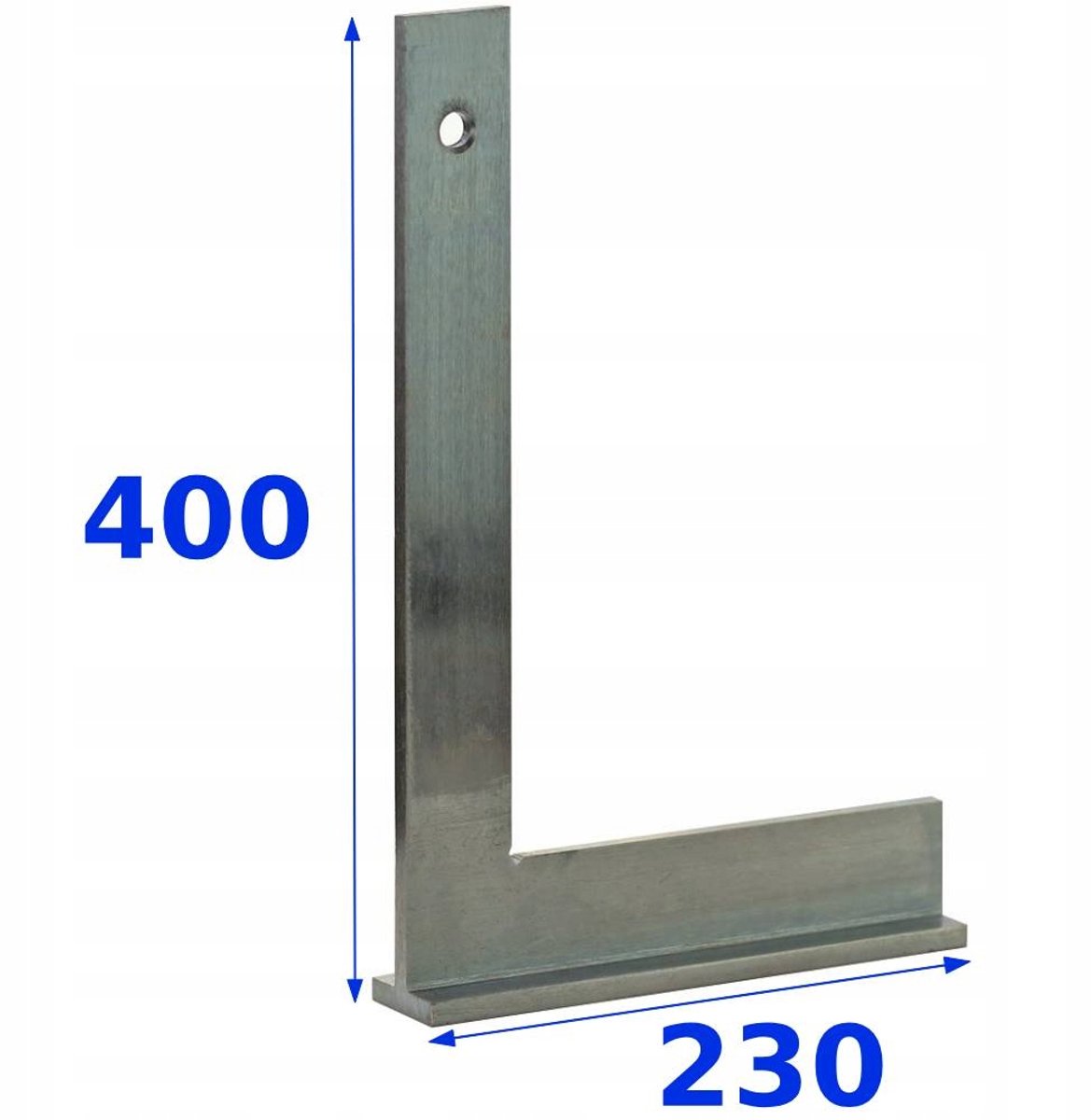 Gimex Stalen Hoek 400x230mm Verzinkt met Voet Klasse IV