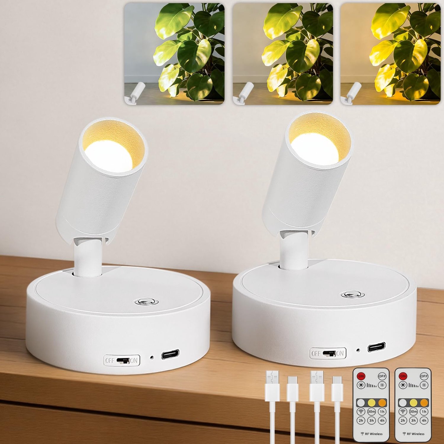 Draadloze LED Spotlights met Magnetische Montage