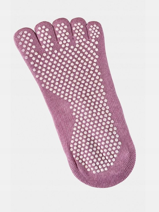 5-Vinger Sokken voor Yoga | Katoen | Antislip | 2-Pack | Maat 36-41 — afbeelding 4