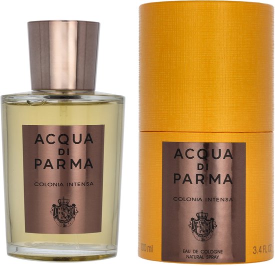 Acqua di Parma Colonia Intensa Eau de Cologne Natural Spray 100 ml met gele doos.