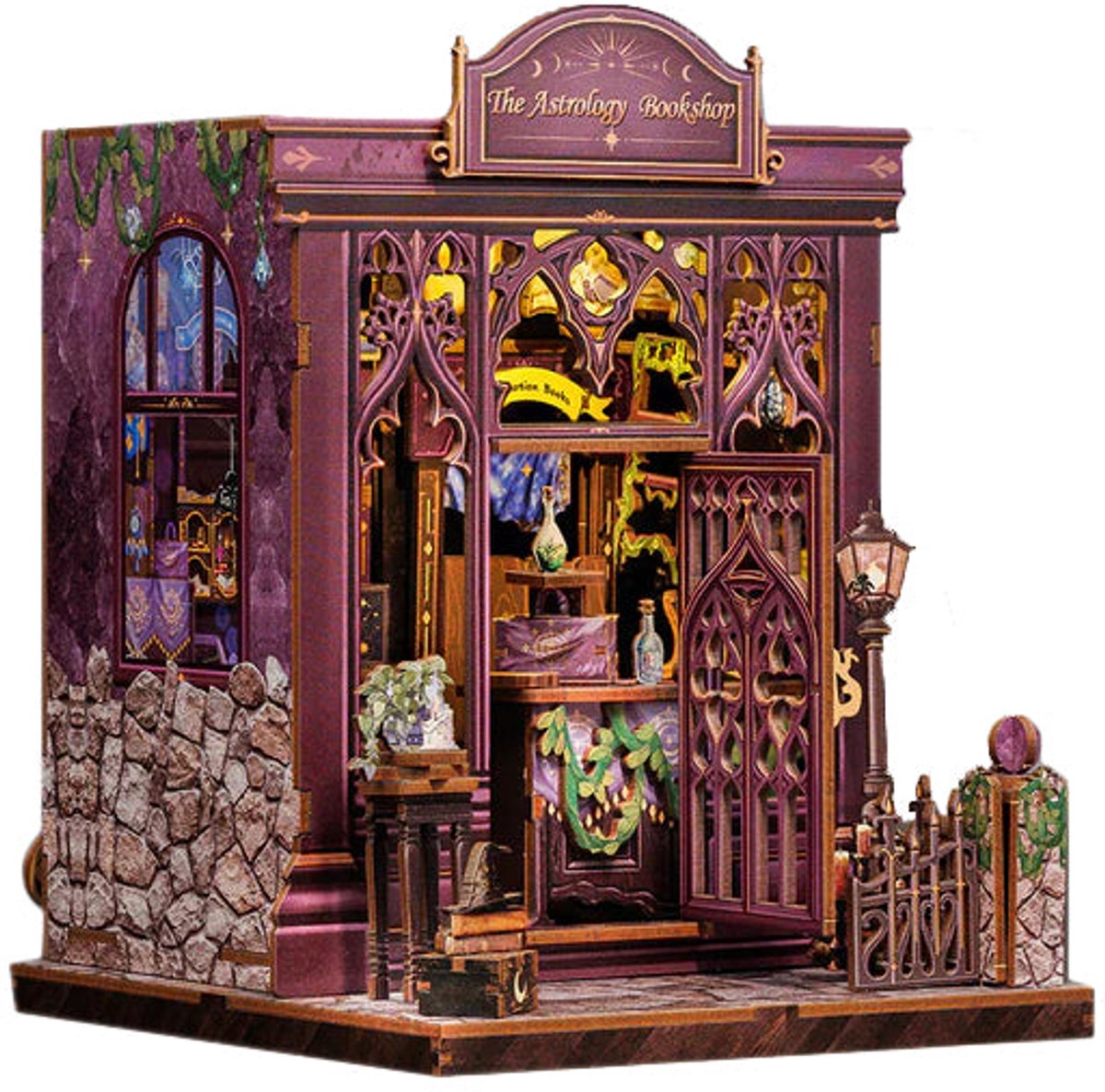 CuteBee Miniatuurhuisje - Modelbouw - Modelbouwpakket - 3D Houten Puzzel - DIY Bouwpakket Volwassenen - Constructiespeelgoed - The Astrology Bookshop — afbeelding 9