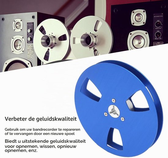 Lege 1/4 5 Inch Tape Reel voor Reel to Reel Tape Spelers, Universele Aluminium Open Reel voor Geluidsopnames, Ideaal voor Tape Take-up en Reparatie — afbeelding 5