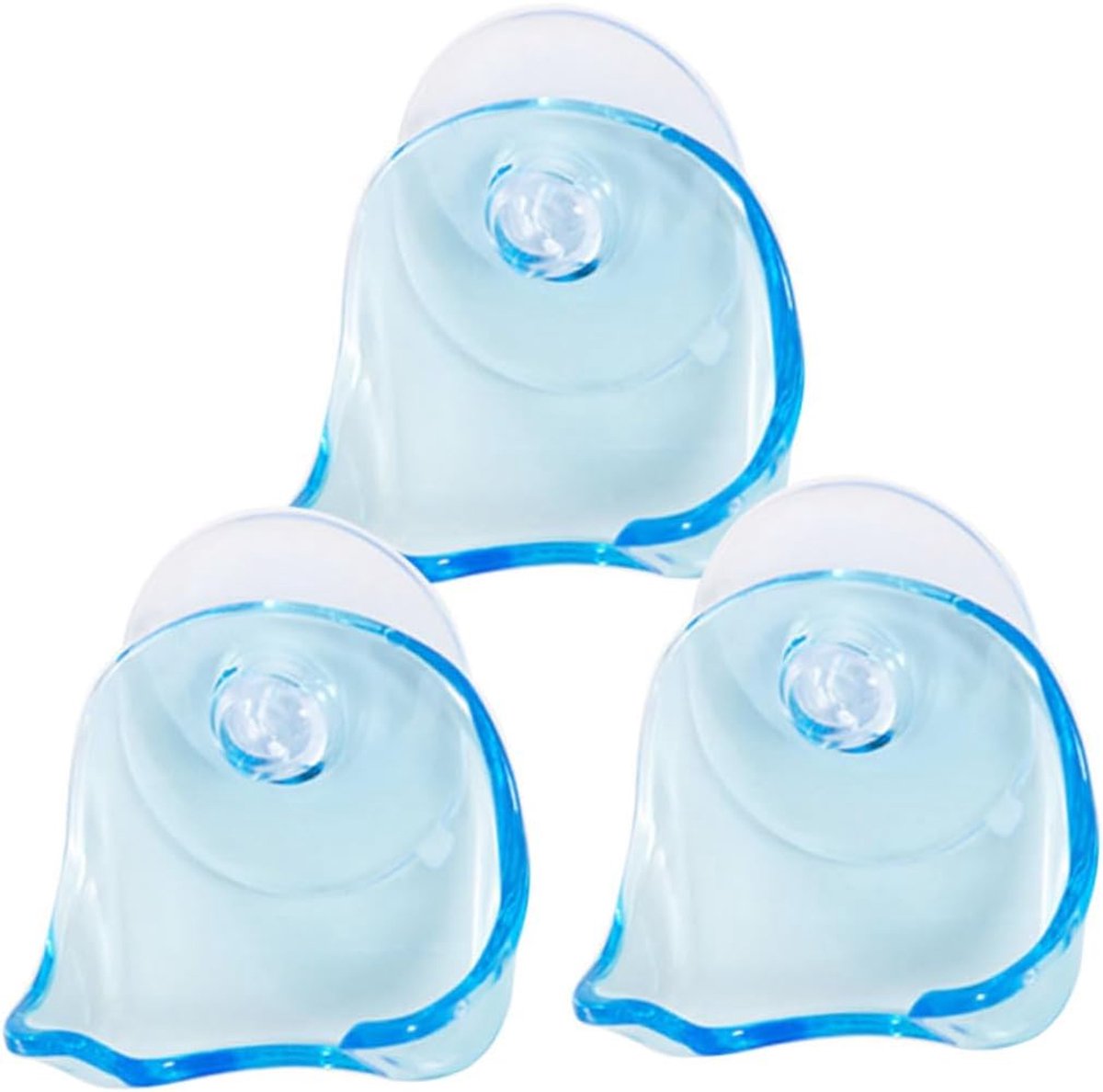 3 Stuks Vacuüm Scheermes Houder Scheerapparaat Organizer Haak Zelfklevende Scheerhaak Scheermes Opslag Hanger Wandgemonteerde Scheermesorganizer Badkamer Scheermesje Sukkel Zuignap