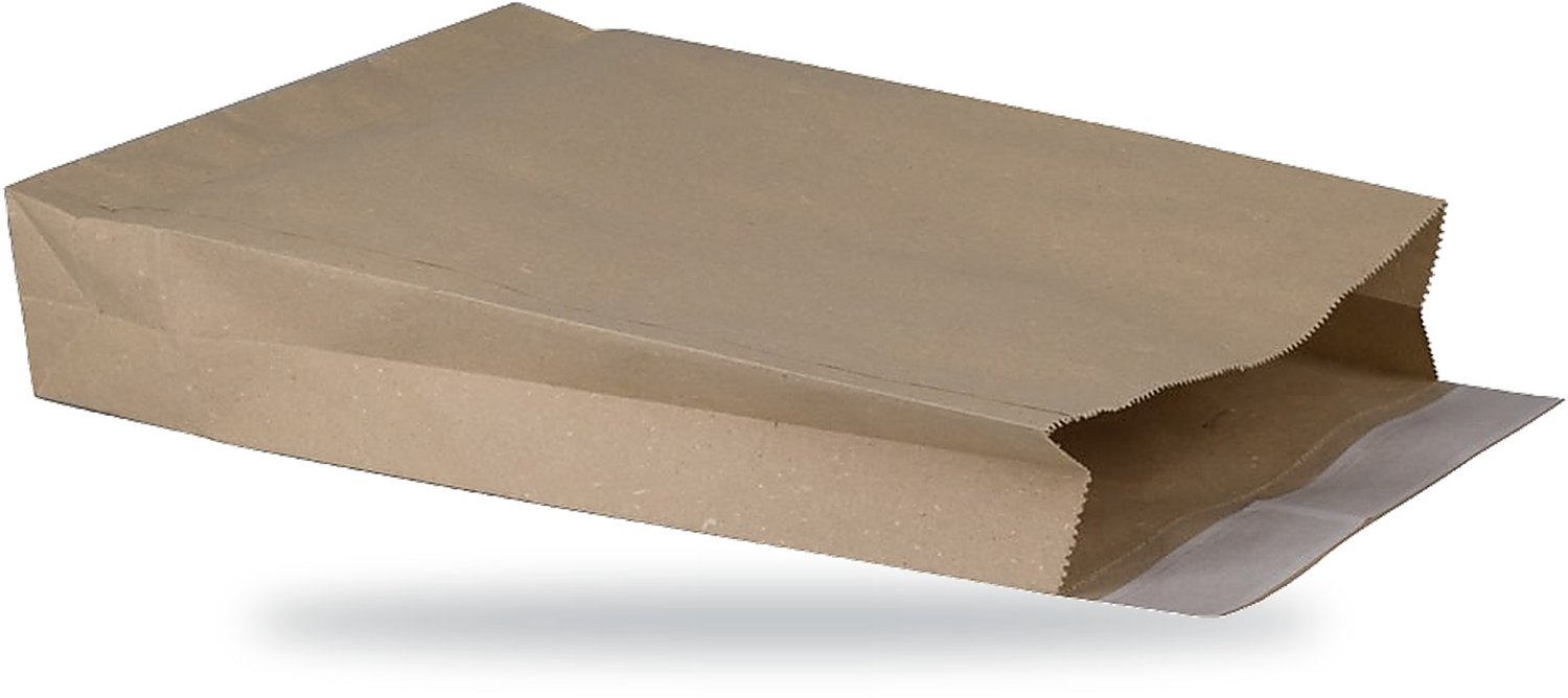 Inpakr Graspapier Verzendzakken - 300 x 80 x 430 mm - 100 g/m2 - Lichtbruin - 300 Stuks