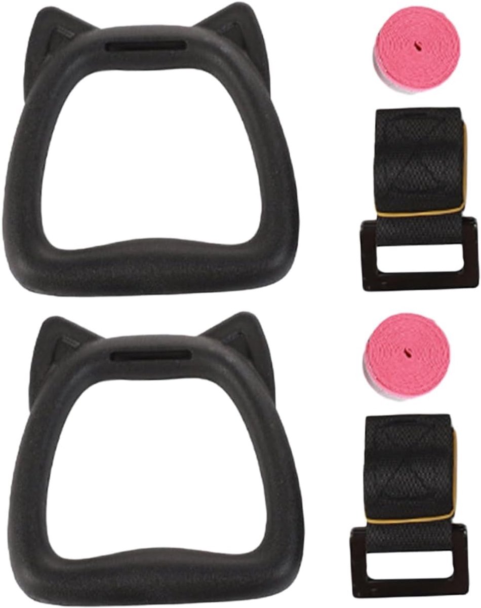 Ringen voor Indoor Gymnastiek Professionele Pull Up Ringen met Schouderband voor Jongen Meisje Volwassenen Training Verstelbare Oefenringen voor Thuis