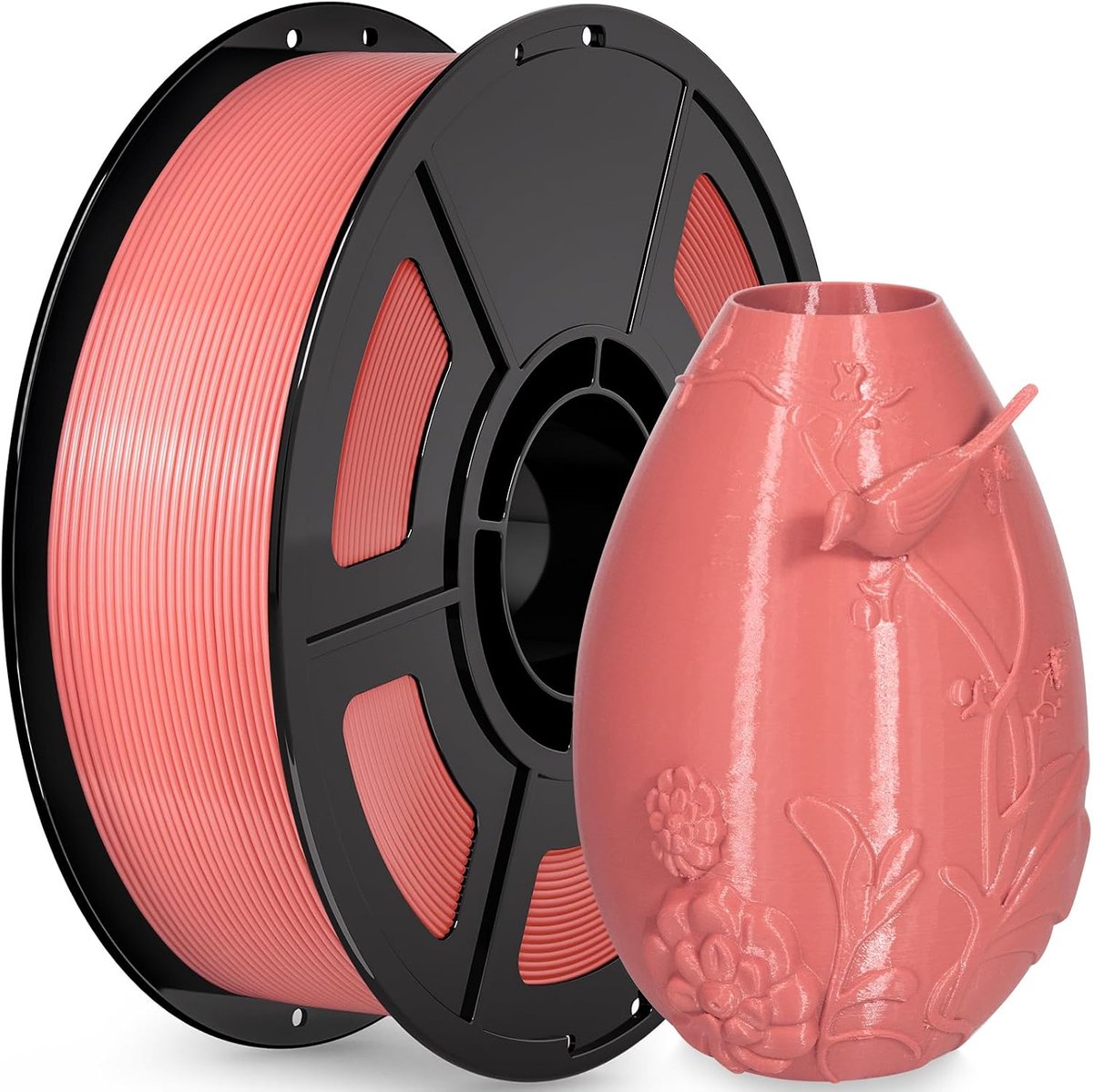 3D-printerfilament 1.75 mm - Roze PETG - uitstekende slagvastheid - vlot afdrukken - ShopVlot