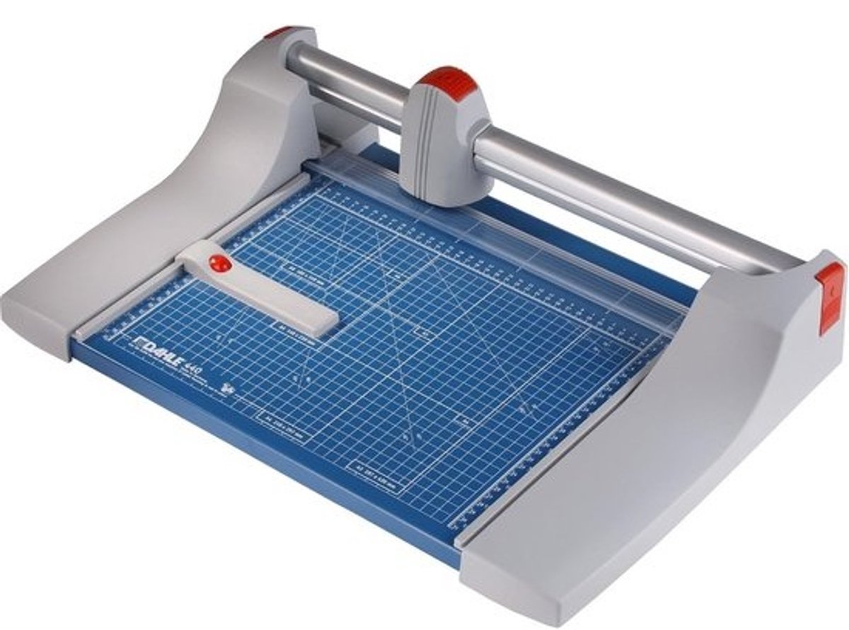 Dahle 440 papiersnijder - Tot DIN A4, 35 vellen snijvermogen - 360 mm, blauw