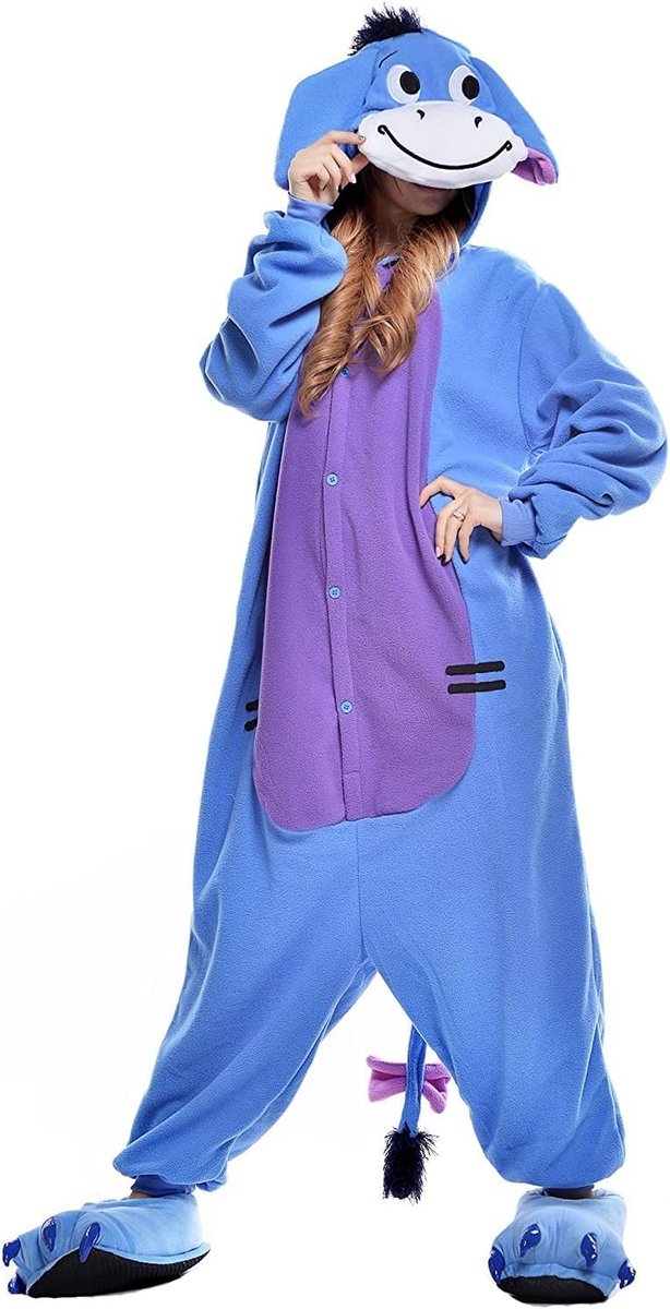 Eendelige pyjama voor volwassenen, damespyjama, cosplay, kerstcadeau idee