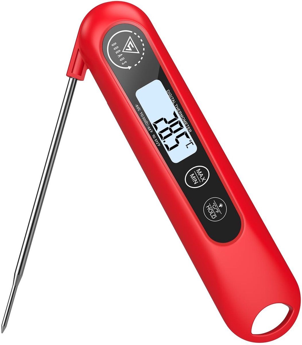 Instant Read Vlees Thermometer met Achtergrondverlichting