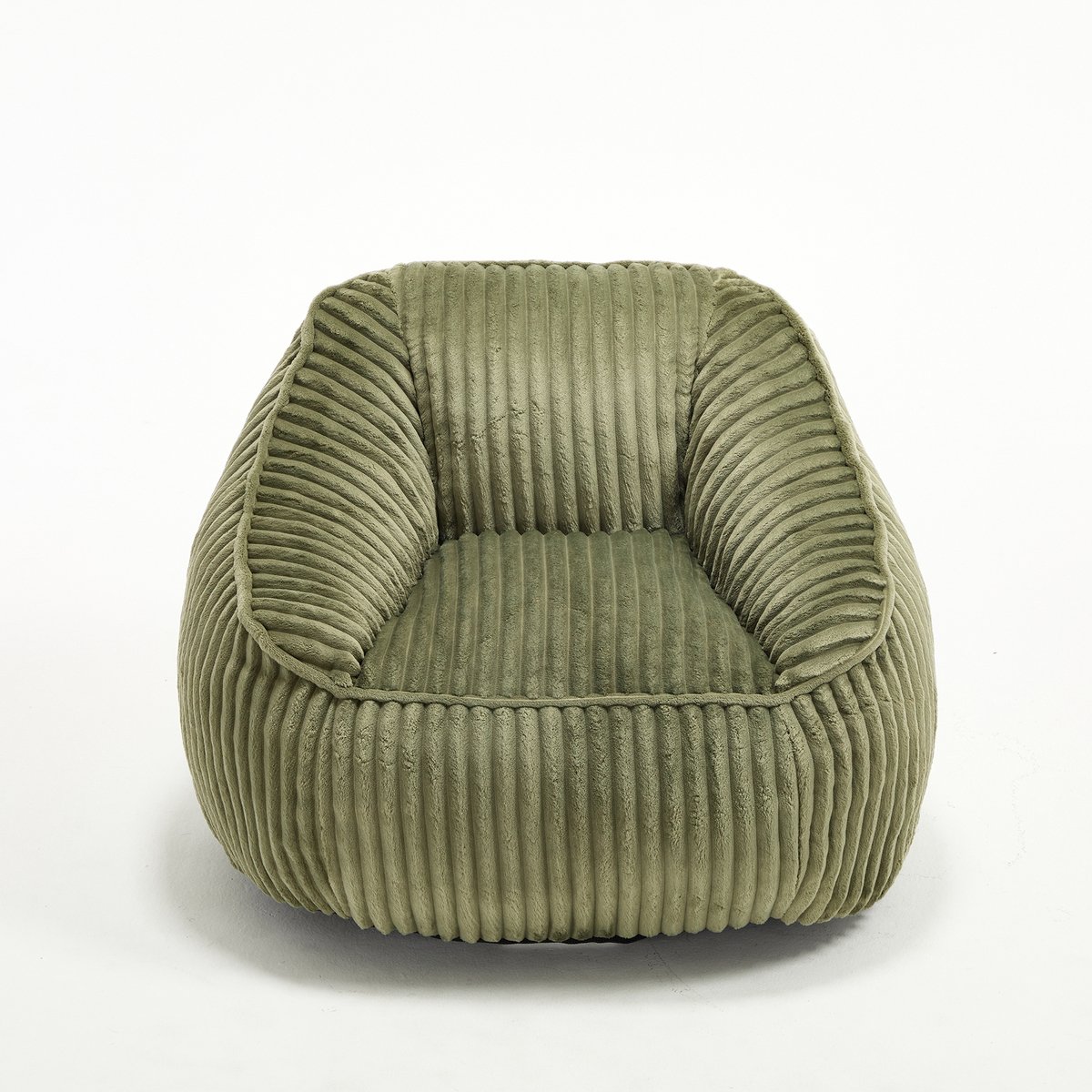 Ropilly Zitzak met traagschuimvulling - Loungestoel - Comfortabel - Chenille - Woonkamer & Slaapkamer - Smaragdgroen
