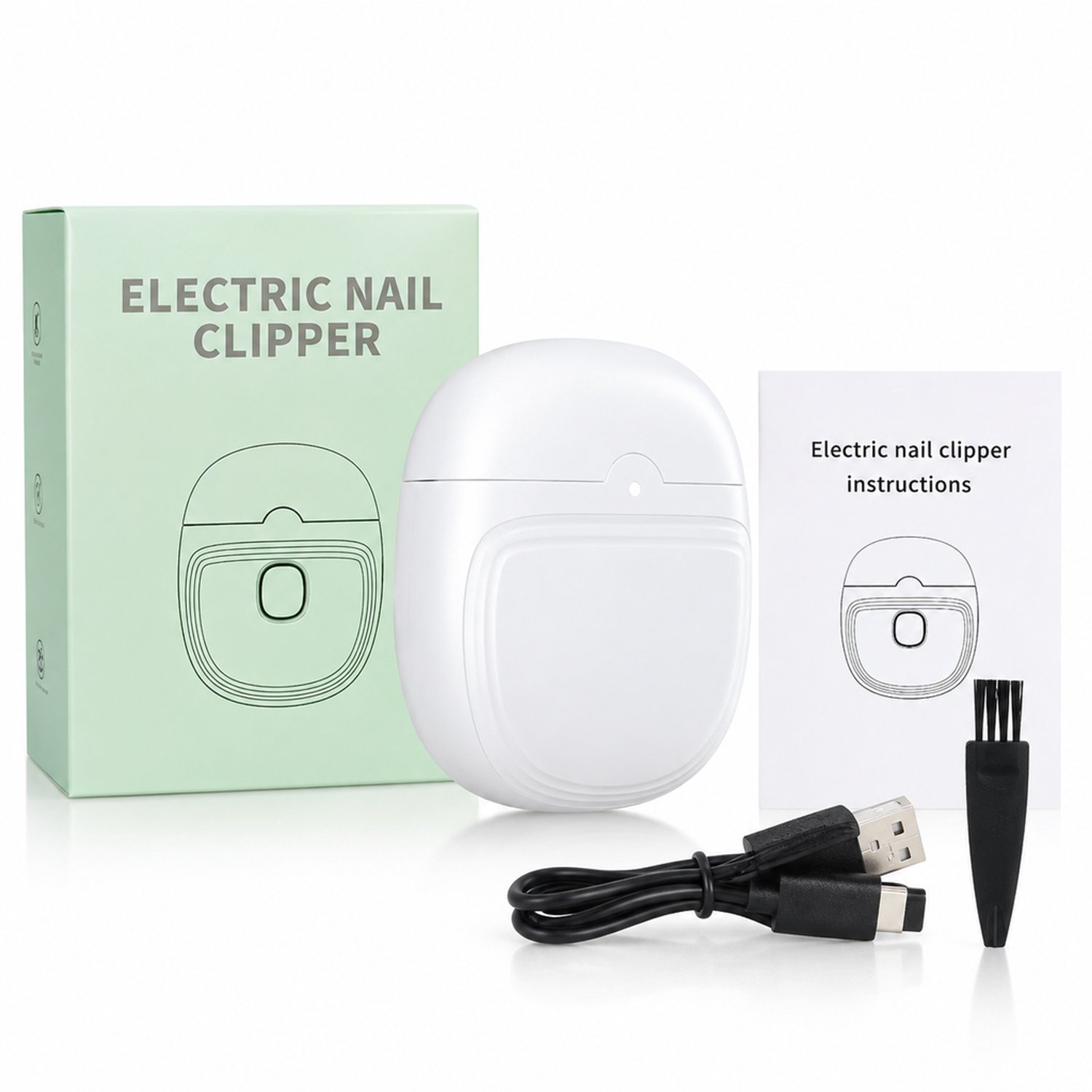 elektrische nagelknipper - witte Engelse versie - nagelverzorging - verpakt per stuk