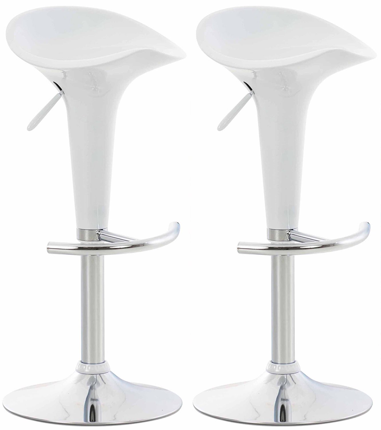 Luxe Comfort Torino 0045 barkrukken (set van 2) - wit