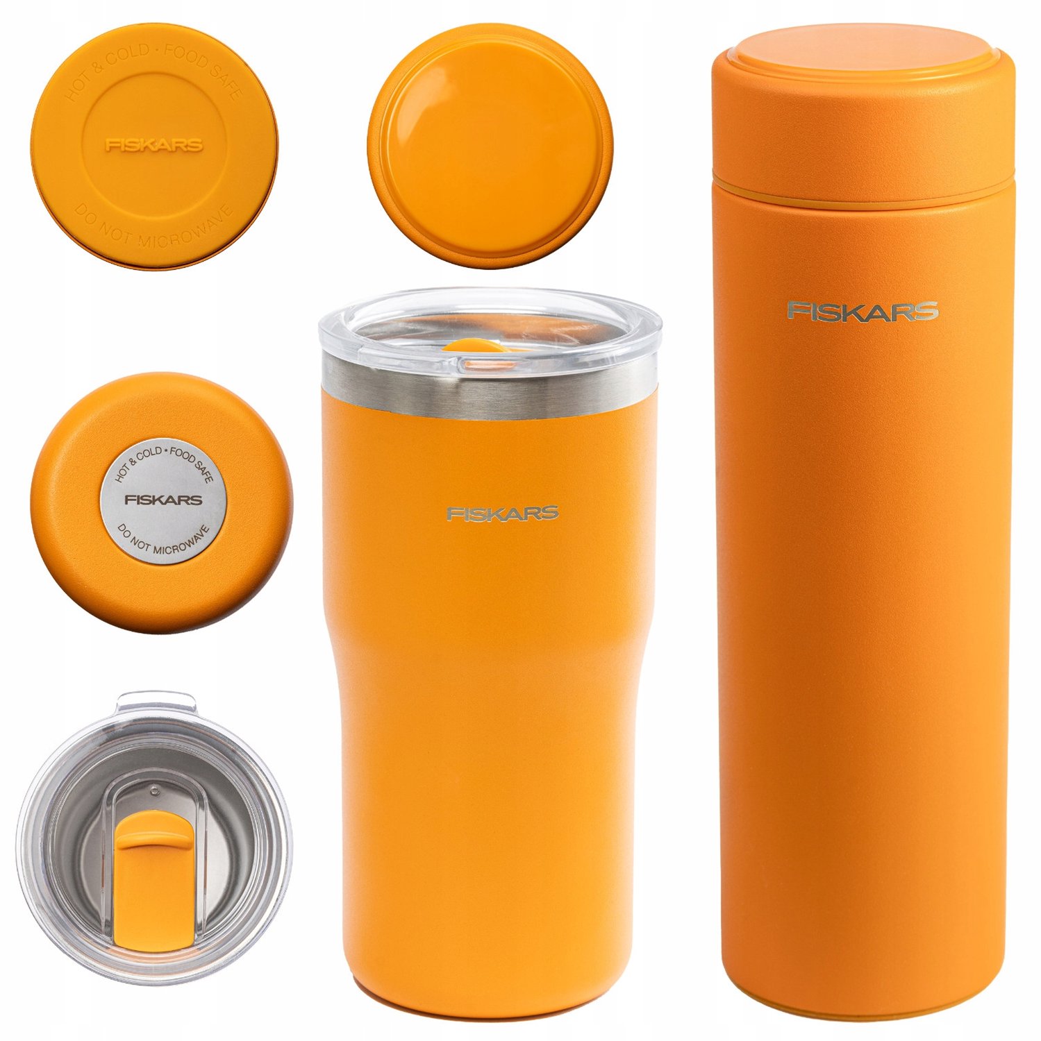 Fiskars On-the-Go Thermosbeker 0,5L - Oranje