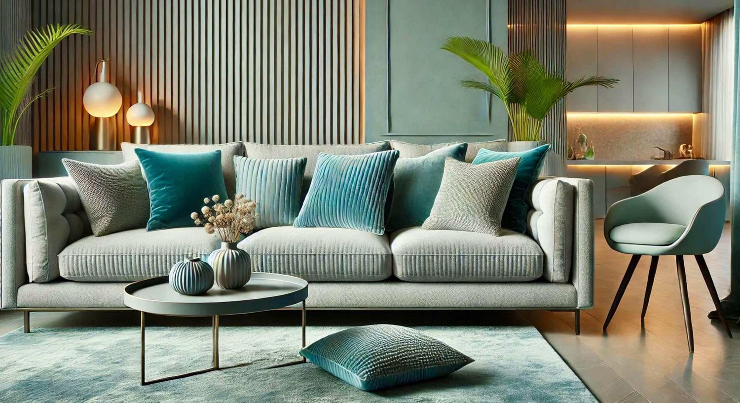 MMO-EURO Martyna Opiełka Decoratieve Kussensloop 70x50 cm - Premium Velours Corduroy Blauw