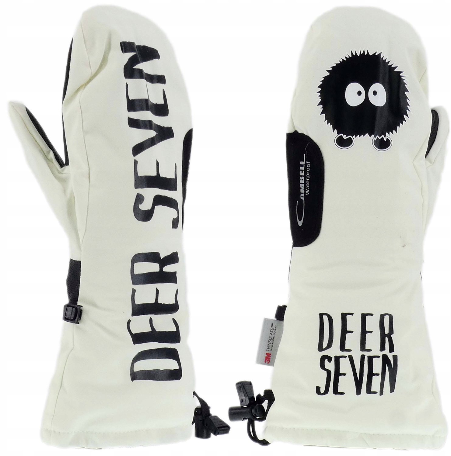 Cambell Thermo Isolatie Ski Handschoenen Wit