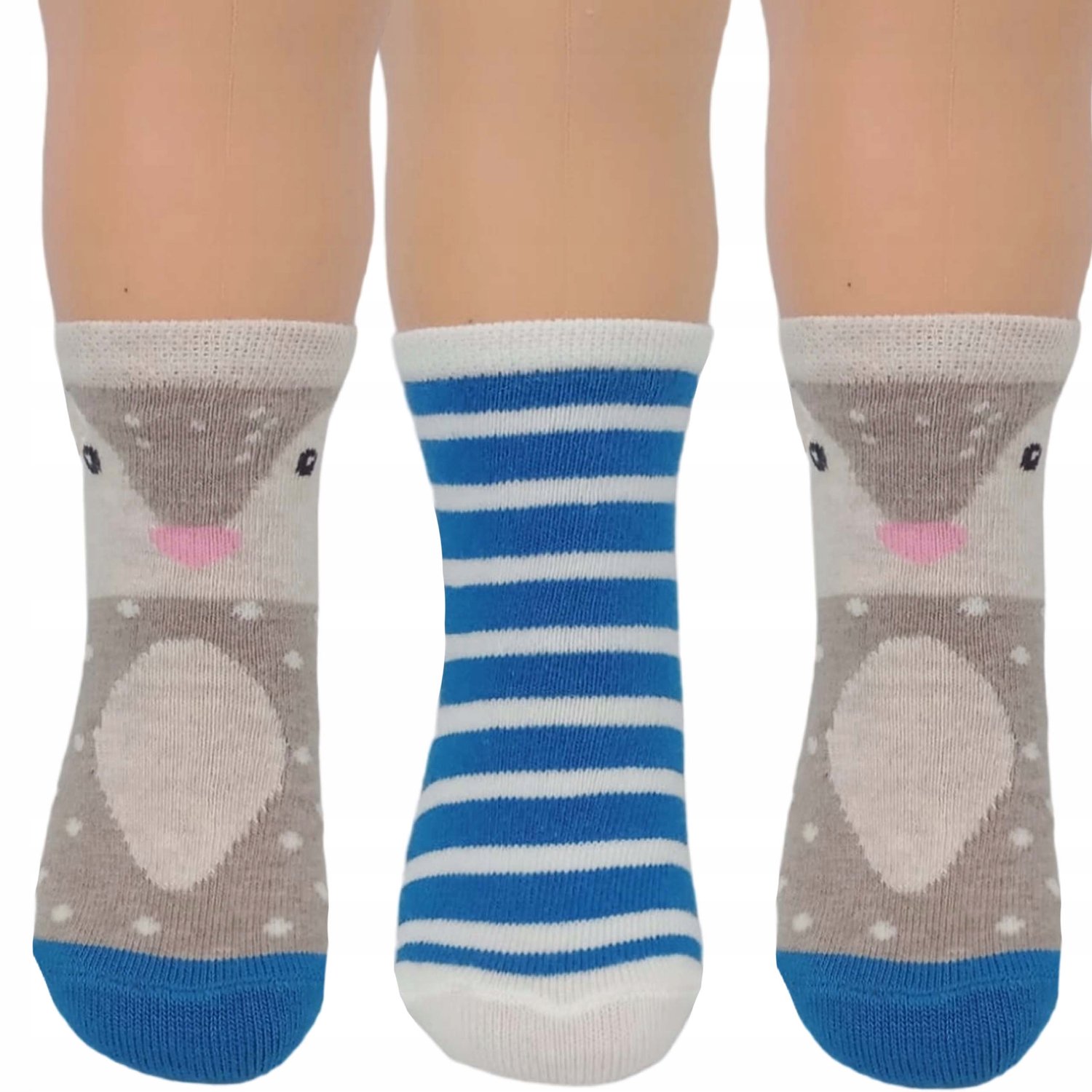 Merkloze Babysokken 3-Pack, Maat 6-12 Maanden