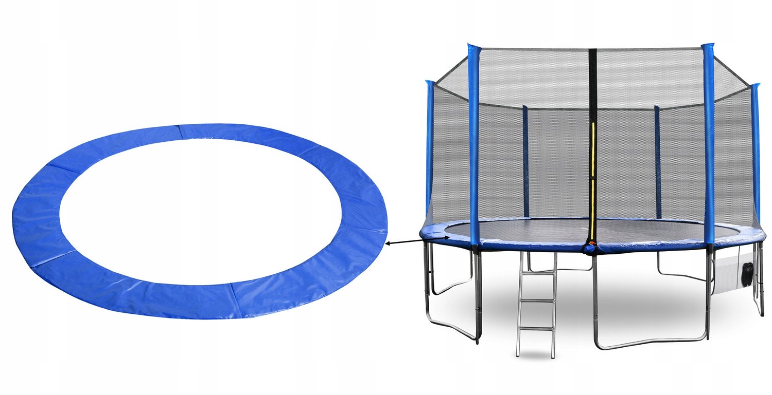 Universele Trampoline Veerspannerhoes Blauw 430 cm - Aga