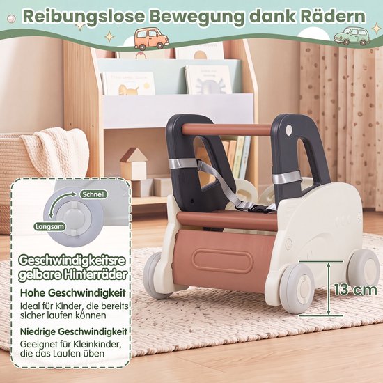 COSTWAY Babywagen, loophulp voor baby's van 18-36 maanden — afbeelding 5