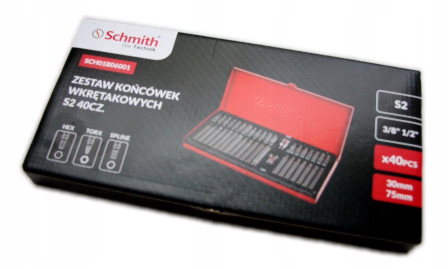 Schmith 40-delige Schroefbitset - Hoge Kwaliteit S2 Staal