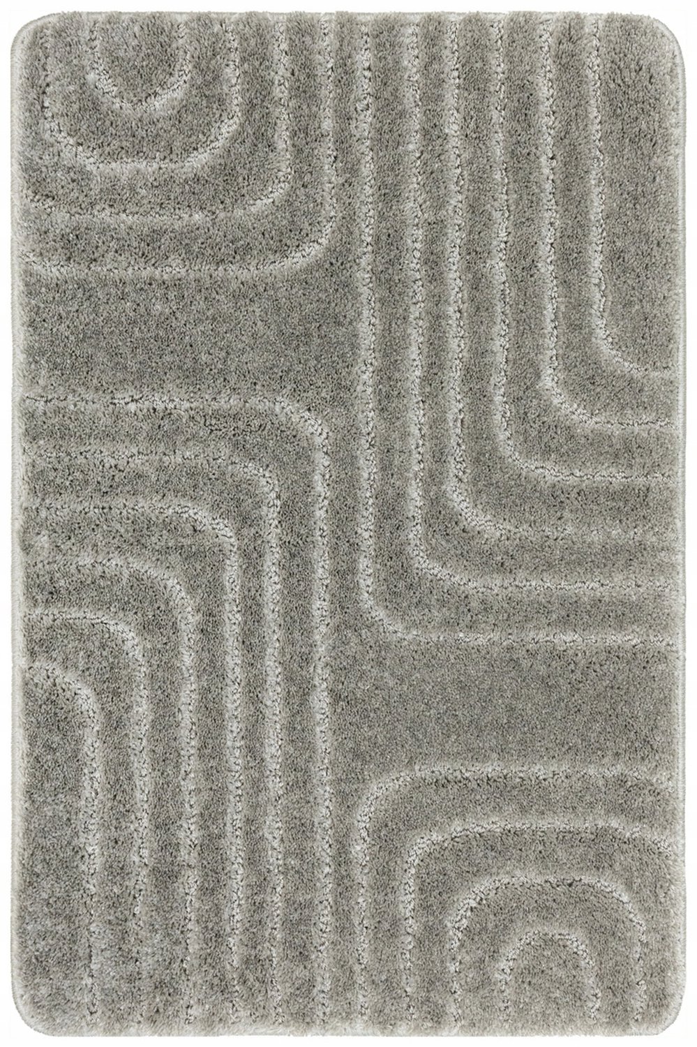Aroya Grijze Antislip Badkamermat 60x100 cm - Zacht & Stijlvol