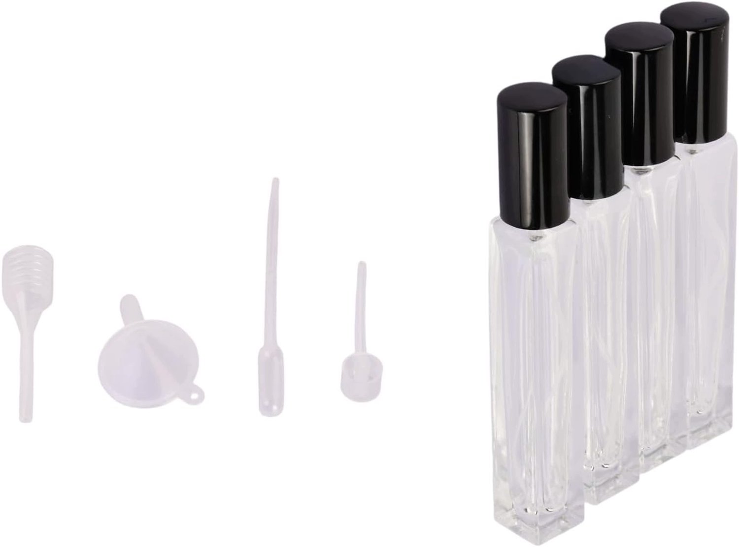 Reisverstuiver Set 4x 10ml - Transparante Parfum Atomizers