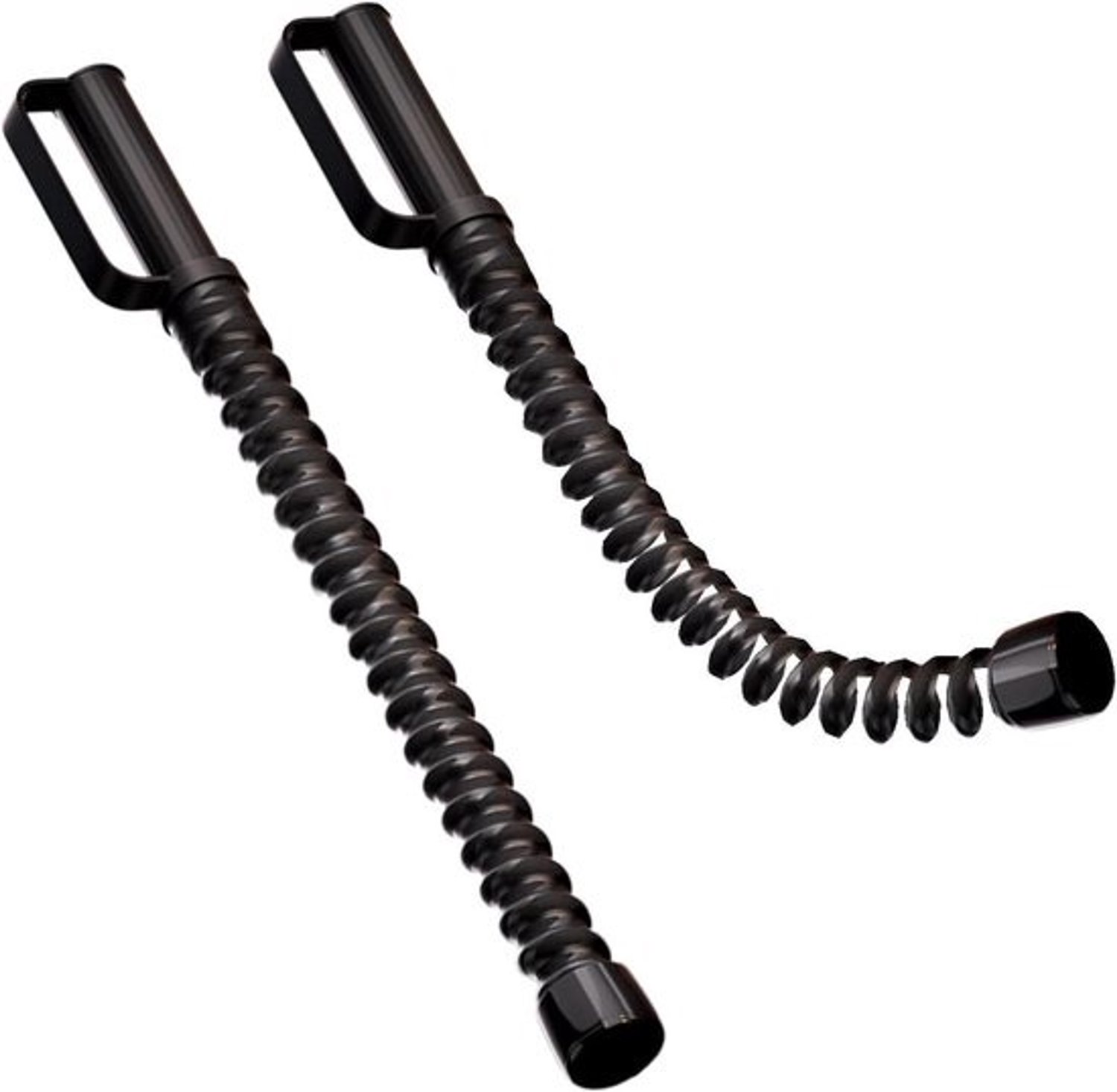 Krachttouwen - Fitnesstouwen - Full-bodytraining - Met geluidsreductie - 2 stuks - Zwart
