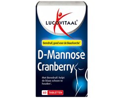Lucovitaal Lucovitaal D-Mannose Cranberry 60 tabletten - 60 stuks