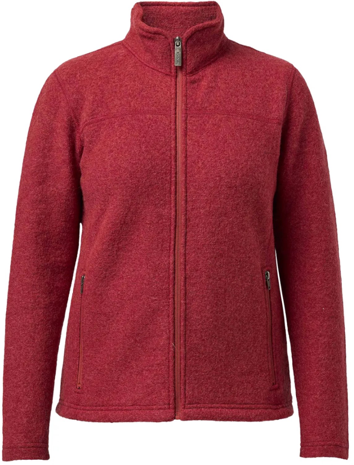 Ivanhoe dames wollen full-zip vest Beata Bossa Nova - Rood