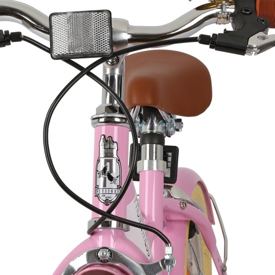 Meisjesfiets 20 inch - Vanaf 6 jaar - Retro - Lage instap - PETITAGE — afbeelding 3