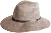 Riley Fedora - Winterhoed Dames UV werend House of Ord Cape Town - Maat: L-XL: 61 cm - Java