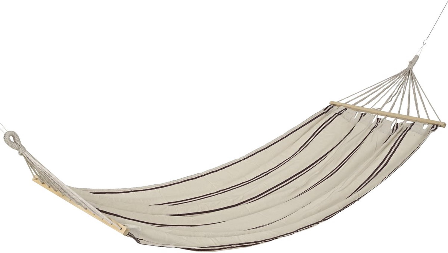 Outdoor Living Hangmat Wolwit met Paarse Strepen 200 x 100 cm