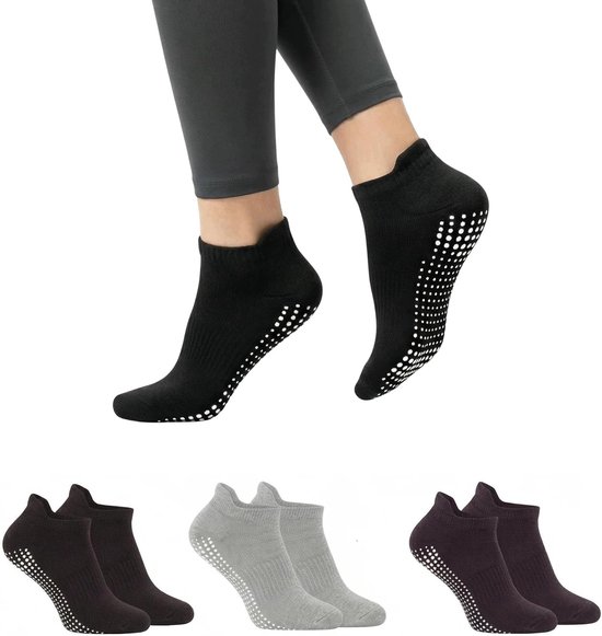 Antislip Sokken Yoga Fitness Katoen Unisex — afbeelding 4