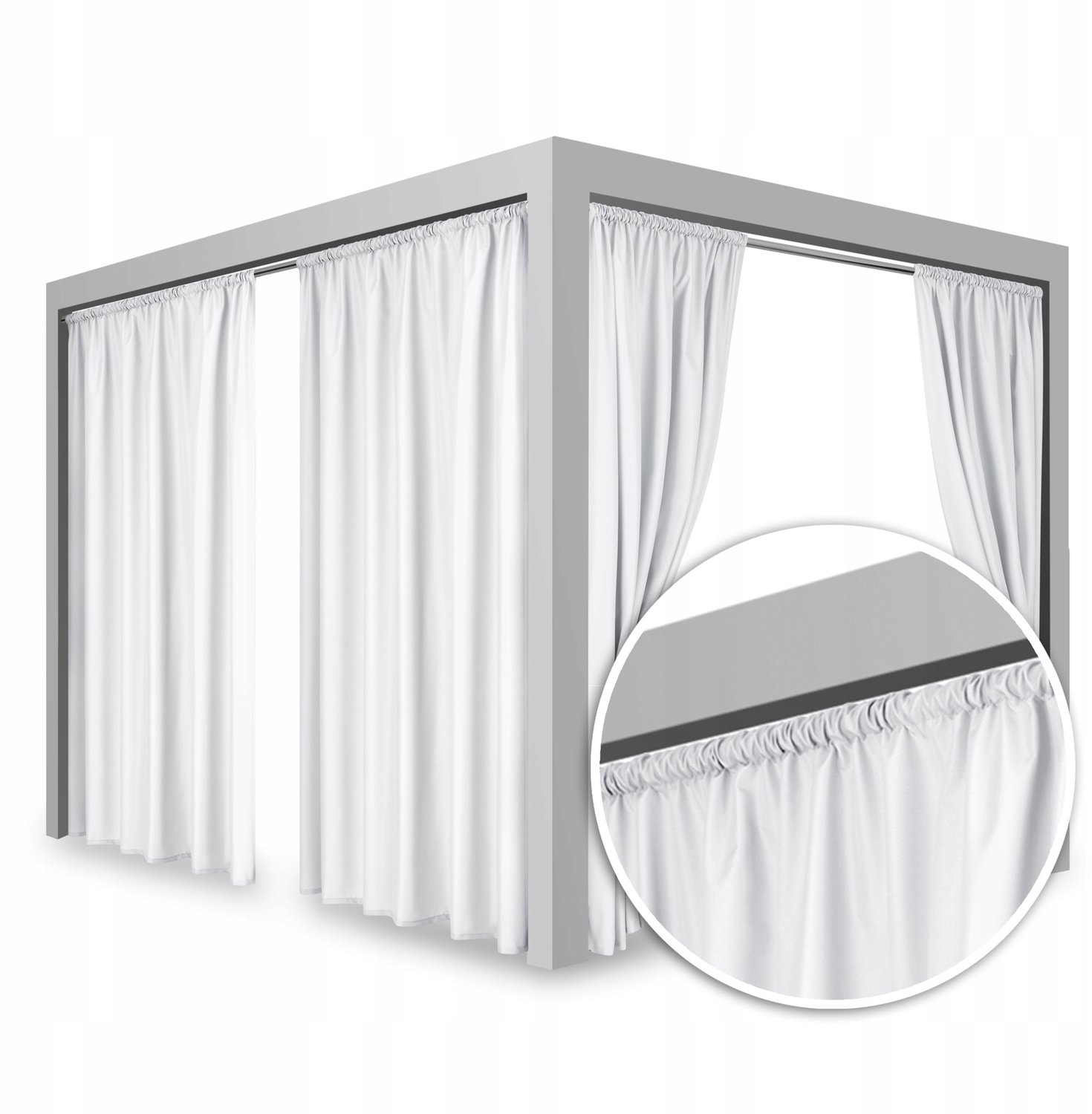 Waterdichte Tuindoek Boho Wit 150x200cm - Perfect voor Terras & Paviljoen