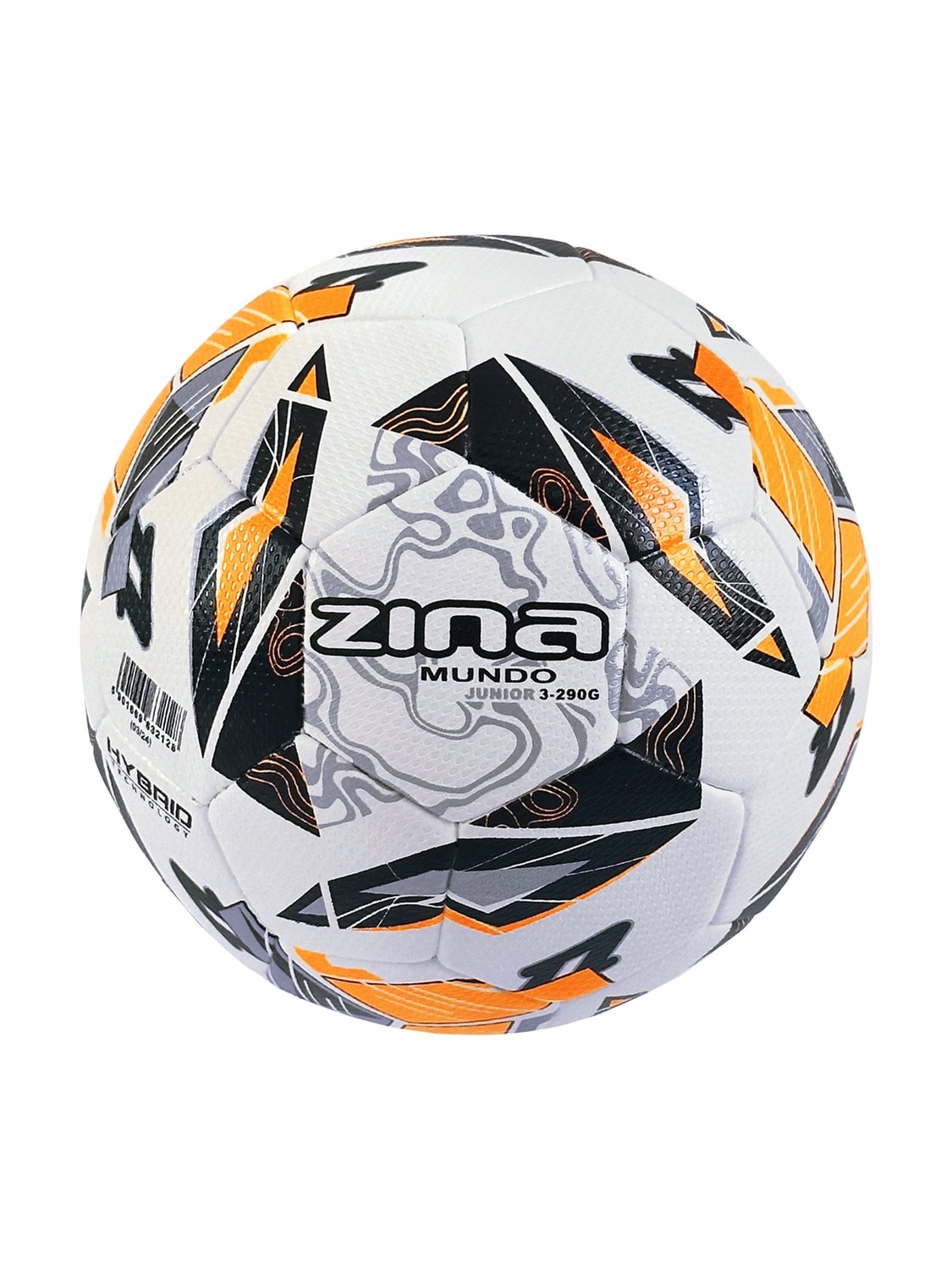 ZINA Mundo Junior voetbal maat 3 - 290g, Hybride Technologie