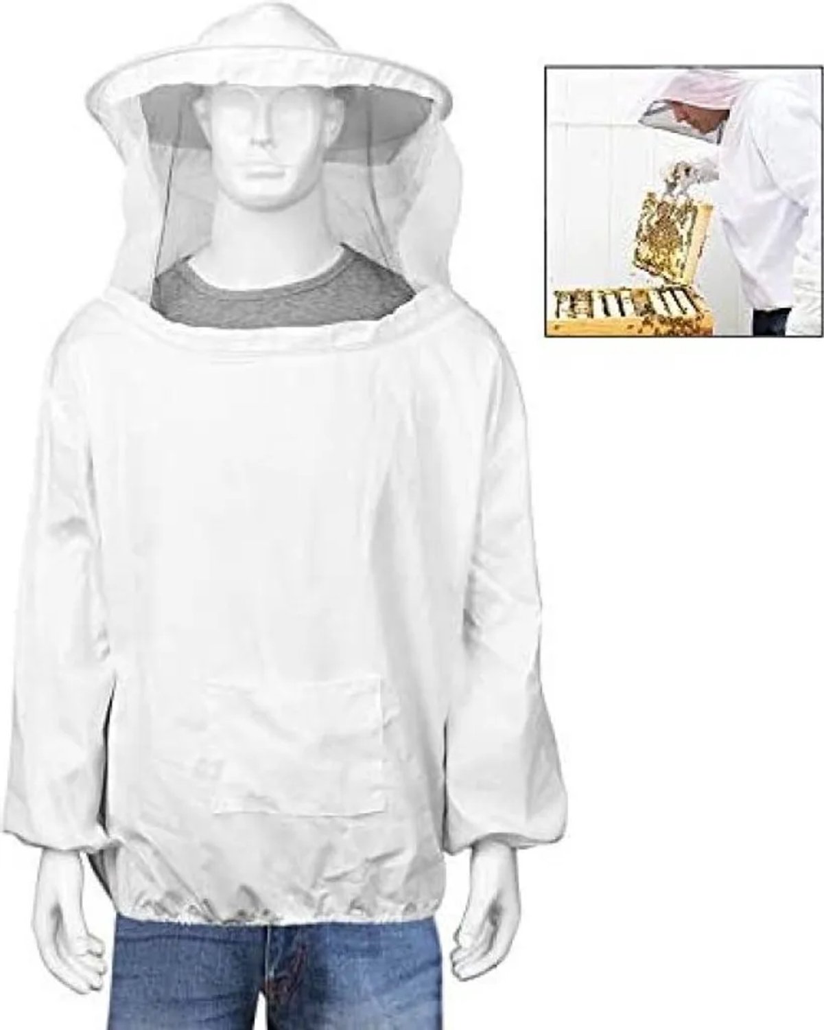 Imkerpakken, beschermende kleding geschikt voor gelaatsschermen, imkergereedschap en -accessoires, imkeruitrusting geschikt voor zowel mannen als vrouwen, professionele imkeruitrusting.