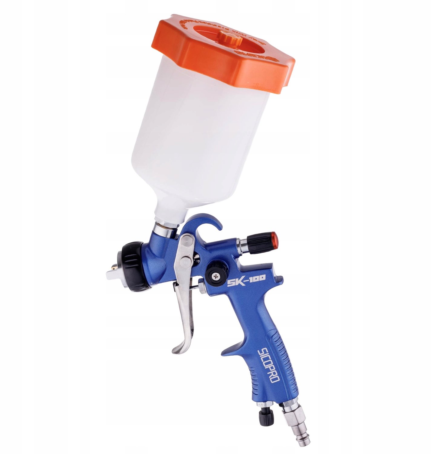 Merkloos LVMP Verfspuitpistool 1.3mm 600ml met 3 Regelingen