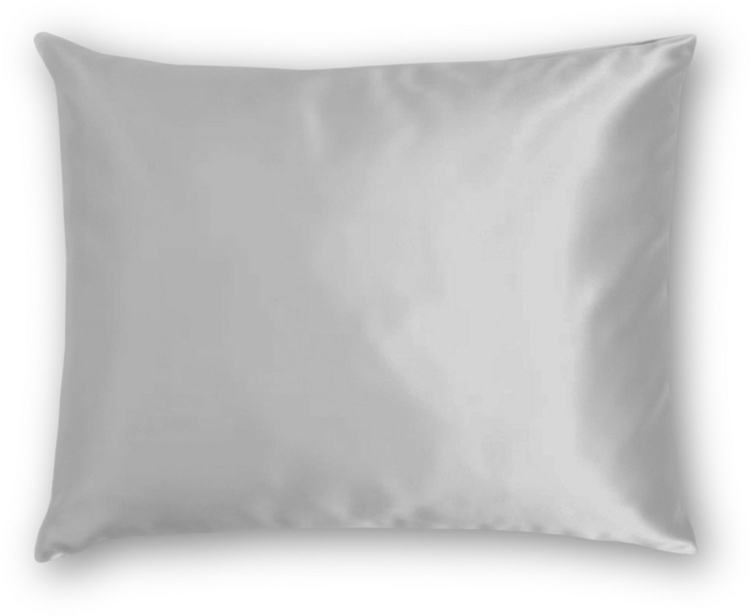 Silk Heaven Zijden kussensloop 40x80cm Maanlicht Hotelsluiting 22 Momme - Kussensloop set - Luxe Silk Kussensloop 100% moerbei zijde - Zijde kussensloop - Silk Heaven - 40x80cm / Hotelsluiting Zilver