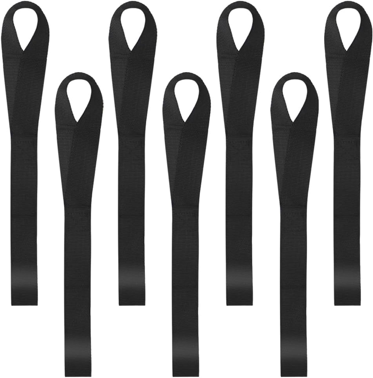12 stk. Sjorlussen 200x25mm Zwart voor ladingbeveiliging
