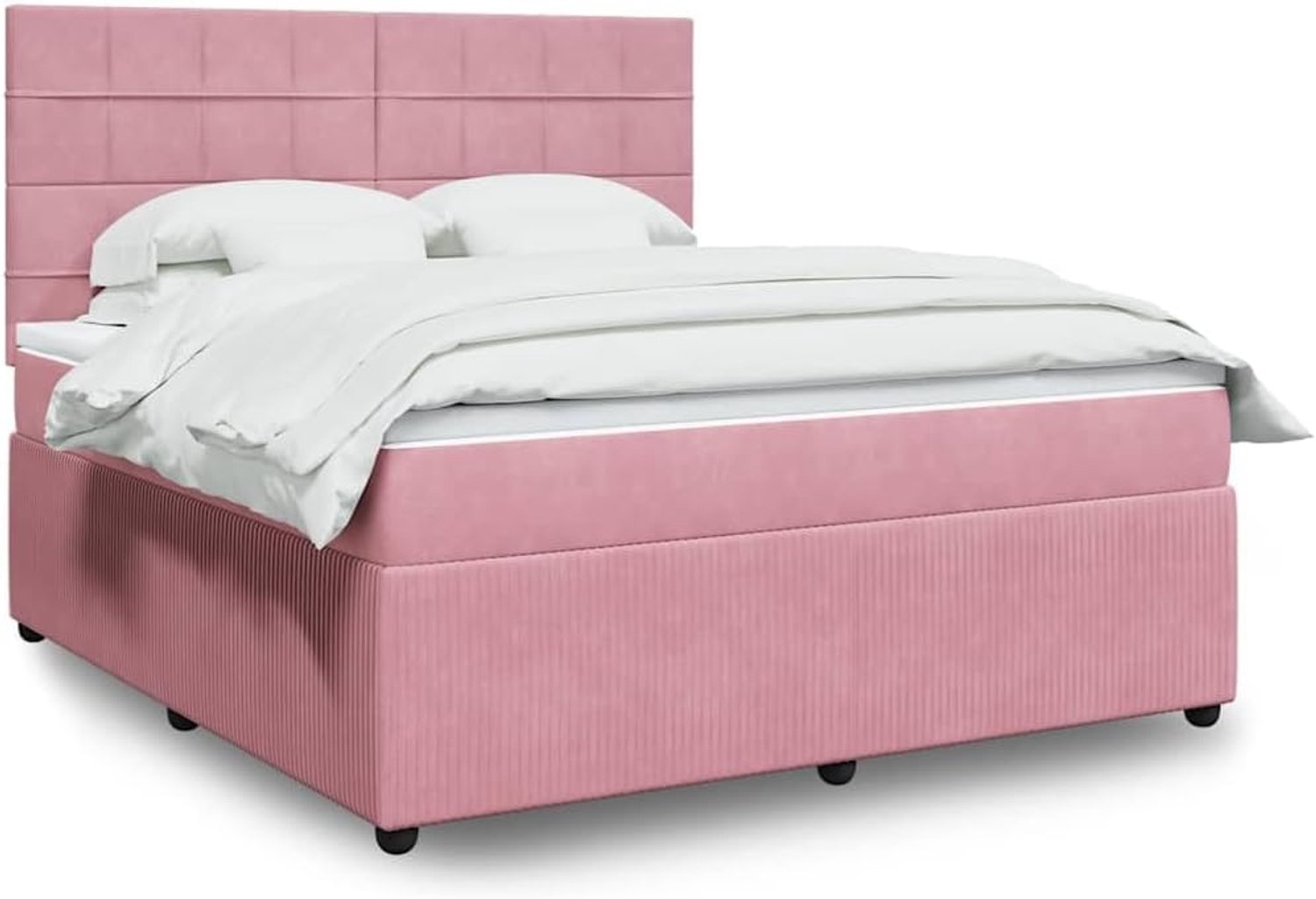 Pocketveringmatras boxspringbed roze 180x200 cm