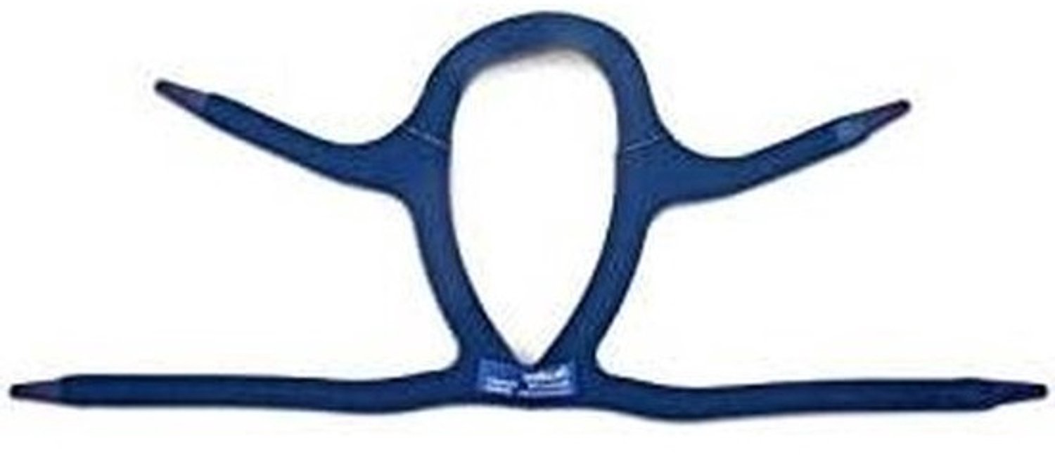 Hoofddeksel CPAP-masker - Vervangende band - Voor comfortabel slapen - Verstelbare pasvorm - Standaard maat - Grijs