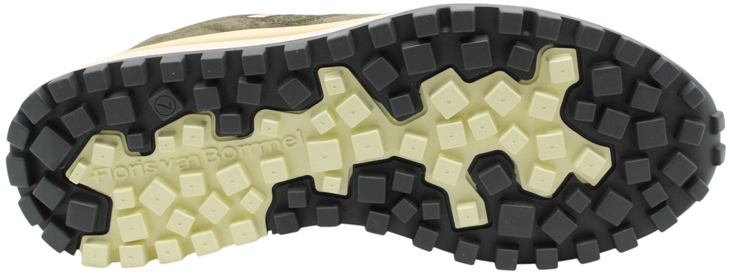 Floris Van Bommel Sfm-10238 De Gripper Sneakers - Textiel - Heren - Groen - Maat 42⅔